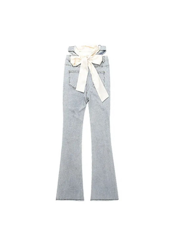 Y2k mėlynos spalvos džinsai E mergaičių stiliaus seksualios tuščiavidurės, elastingos kelnės, 2022 m. Naujos moteriškos kelnės aukštu juosmeniu Harajuku iki grindų