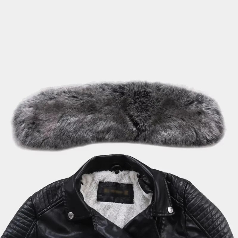 FTLZZ Nauja Moteriška žieminė dirbtinės odos striukė šilta, didelė kailinė apykaklė Moteriška motociklo Pu dirbtinė oda, balta juoda rožinė striukė