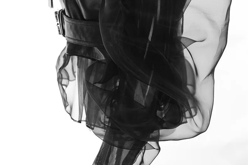 Naiste kunstnahast mootorratta jope PU vööga õhuke vabaaja disaineri biker joped