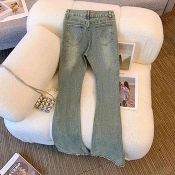 Flare Jeans Γυναικεία Ψηλόμεση Κορεάτικες Κριτικές Πολλά Ρούχα Streetwear Τζιν Y2k ίσιο τζιν Γυναικεία ρούχα Γυναικεία παντελόνια