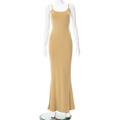 Elegantiška „Bodycon Maxi“ suknelė moterims, 2023 m. vasara