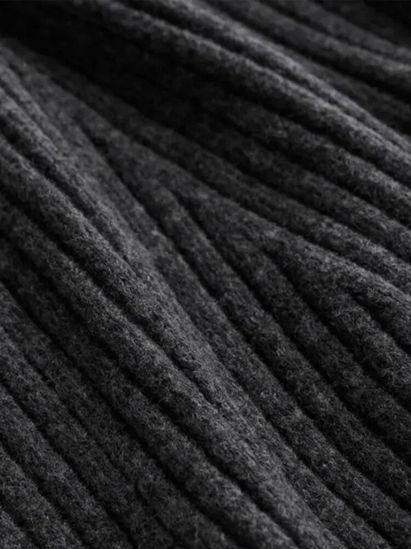 Elegantne soliidse soonikuga kootud lühike kleit naistele 2023. aasta pikkade varrukatega minikleidid Moodsad sügise naiste peoklubi Vestidos