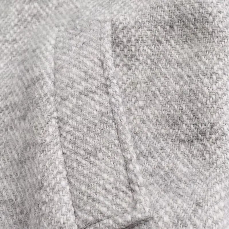 2024. aasta uus naistemoodne üherealine toimne mantel Naiste vabaaja ülisuure pikkade varrukatega mantel Elegance kontorinaiste välisrõivad