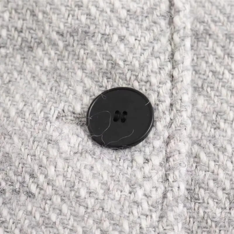 2024. aasta uus naistemoodne üherealine toimne mantel Naiste vabaaja ülisuure pikkade varrukatega mantel Elegance kontorinaiste välisrõivad