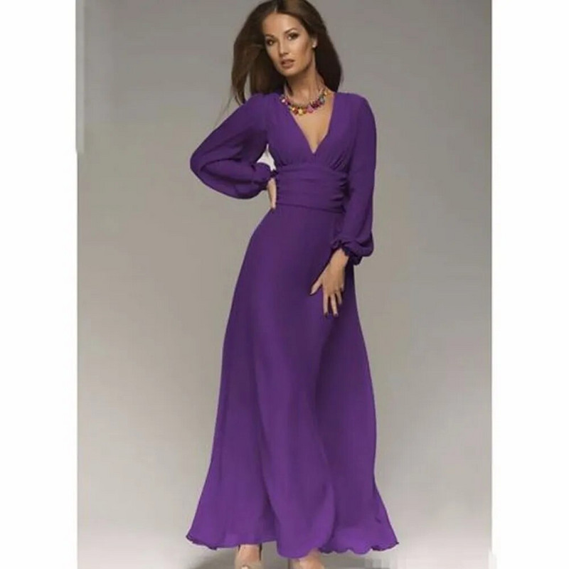 Γυναικεία σέξι μακρυμάνικη λαιμόκοψη με βαθύ V-λαιμόκοψη, κομψή δουλειά, επαγγελματικά casual πάρτι με μολύβι Bodycon φορέματα