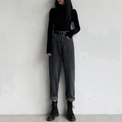 ILARES Korea moepüksid teksad Naiste naiste püksid Y2k naiste riided kottis teksad Naine kõrge vöökohaga tänavarõivad vanaaegsed riided