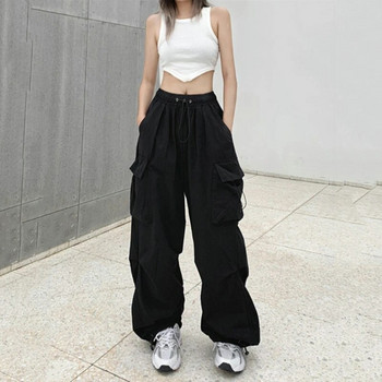 2023 Cargo παντελόνι Γυναικεία ρετρό ρούχα εργασίας Casual φαρδιά ίσια παντελόνια μόδα Φαρδιές τσέπες Τζόγκερ Παντελόνι Y2k Streetwear