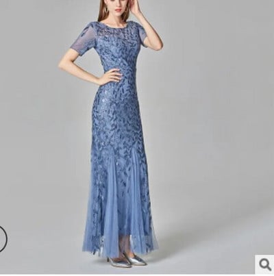 2022. aasta uus suurus, elegantne Saudi Araabia Ever Pretty Merineitsi litritega pitsaplikatsioonidega Merineitsi pikk peokleit