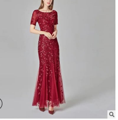 2022. aasta uus suurus, elegantne Saudi Araabia Ever Pretty Merineitsi litritega pitsaplikatsioonidega Merineitsi pikk peokleit