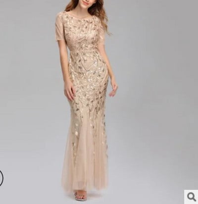 2022. aasta uus suurus, elegantne Saudi Araabia Ever Pretty Merineitsi litritega pitsaplikatsioonidega Merineitsi pikk peokleit