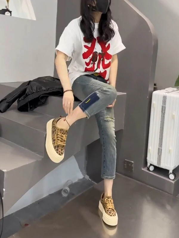 Y2k kelnių stiliaus aukšto juosmens elastinės skylutės mažos pėdos Džinsai, moteriški 2023 m. Vasaros plonos, plonos, plonos devynių taškų pieštuko kelnės