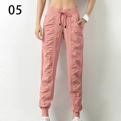 Naiste kortsus õhukesed fitness-spordipüksid lahtised säärised jooksupüksid vabaaja kiiresti kuivavad püksid haaremipüksid