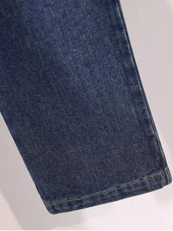 Proljeće Jesen Oversize Harem traperice od 80 kg visokog struka Jednobojne traper hlače Basics Ženske Vaqueros široke modne nove hlače