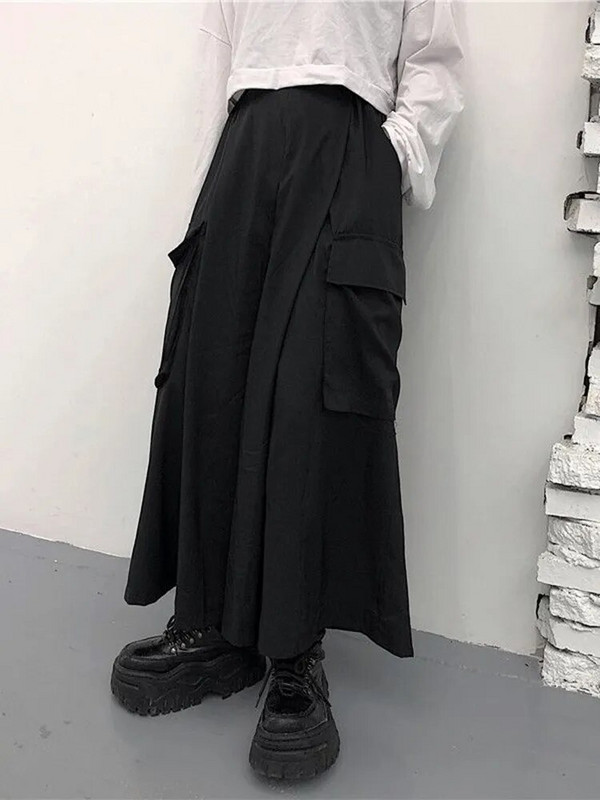 Jmprs plius dydžio moteriškos plačios kelnės Y2K Streetwear laisvos krovininės kelnės 90S Gothic Harajuku oversize moteriškos kelnės 6XL