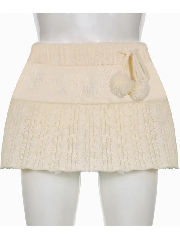 ALLUKASA kootud madala vöökohaga Y2K lühike seelik Preppy Style Armsad Tüdrukute Tänavarõivad Esteetilised Fairycore Nööriga naiste seelikud