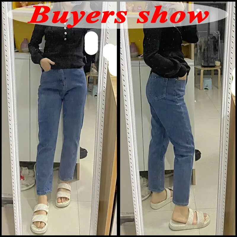 Xpqbb 2022, suvine kõrge vöökohaga naiste teksad, pestud vabaaja vabad haaremipüksid, naiste massiivsed, lihtsad, vööga üliõpilaste teksapüksid