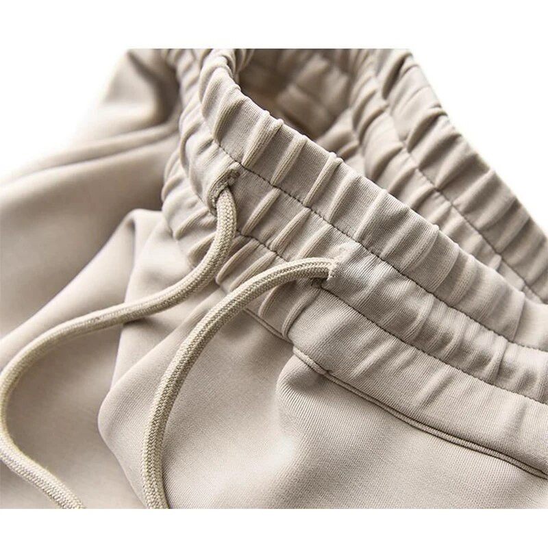 Rudens žiemos, aukšto elastingumo juosmens suvarstomos Kasdieninės mados sportinės kelnės Moteriškos, laisvos Haremo kelnės, moteriškos sportiškos kelnės