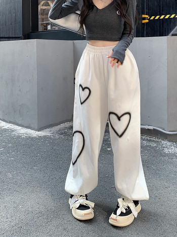 Дамски карго панталони в стил Y2K Свободни спортни панталони с ниска талия Хип-хоп панталони с големи размери Harajuku Fashion Vintage Ежедневни панталони с широки крачоли