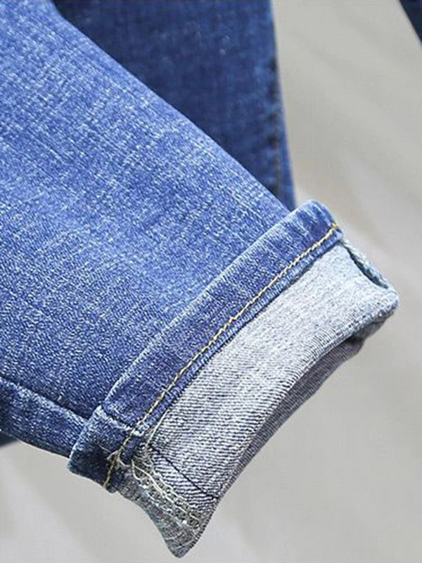 Negabaritinės 5xl elastingi džinsai aukštu juosmeniu korėjietiški pavasario rudens moteriški džinsiniai kelnės "Haremas" Vintažinės "Baggy Strecth" nauji "Vaqueros"