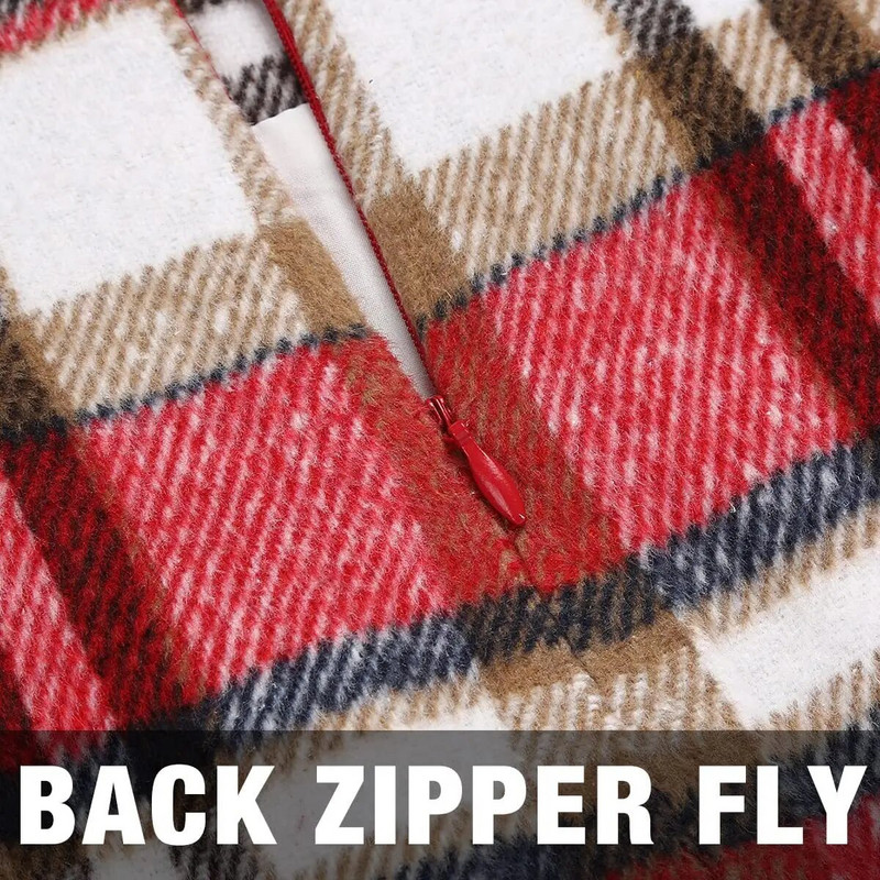 Uus roheline ruuduline villane ümbrisseelik kõrge vöökohaga Bodycon Vintage kontoripliiats seelik naistele selja tõmblukuga lõhikuga Midi seelik VD3594