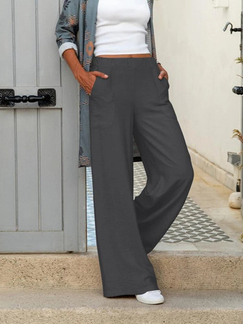 Άνοιξη Καλοκαίρι 2023 Νέο υπερμεγέθη γυναικείο ντραπέ παντελόνι στιβαρό ελαστικό στη μέση Φαρδύ παντελόνι φαρδύ πόδι Φούτερ Γυναικεία ρούχα