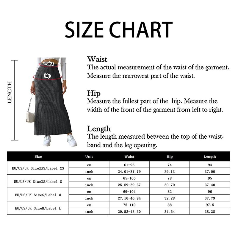 Naiste Mood Kampsun Seelik Pliiats Midi Kootud Seelik Kõrge Vöökohaga Seelikud Naiste Talvised Pikad Soojad KudumisSeelikud Poolitatud põhjaga