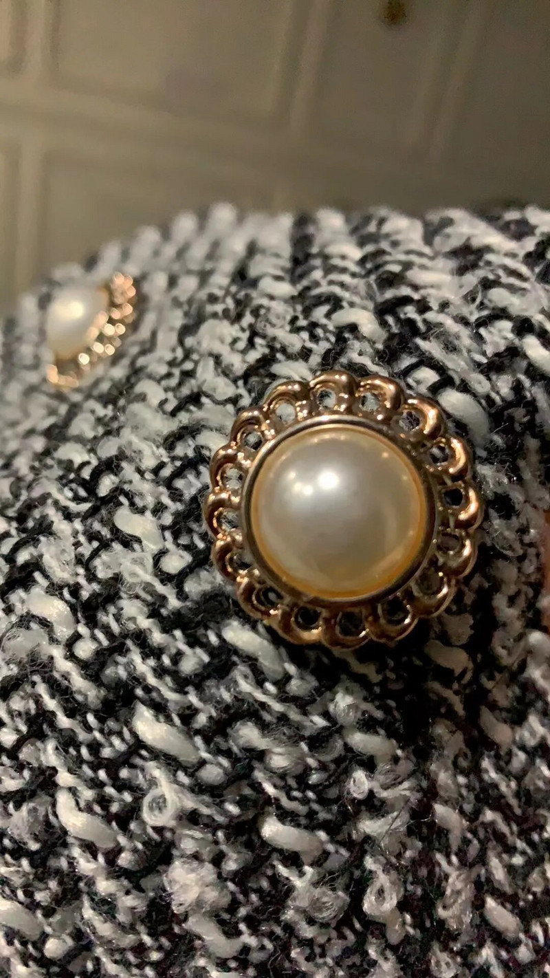 Midi-tviidseelik nööpidega, kõrge vöökohaga külglõhega klassikalised pliiatsseelikud naiste komplekt