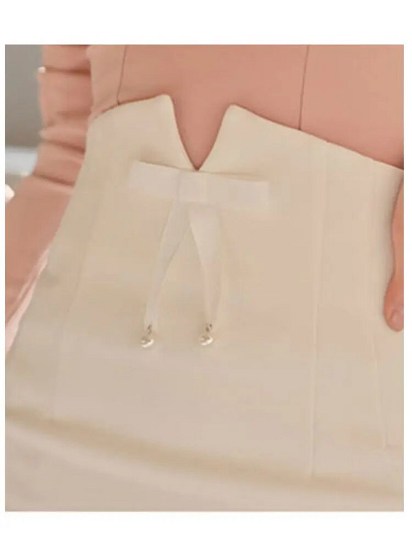 SymorHouse kõrge vöökohaga Midi seelikud Naistele Kevadsuvi Kontor Korea elegantne poolitatud seljaosa Seksikas valge Bodycon pliiatsseelik naistele