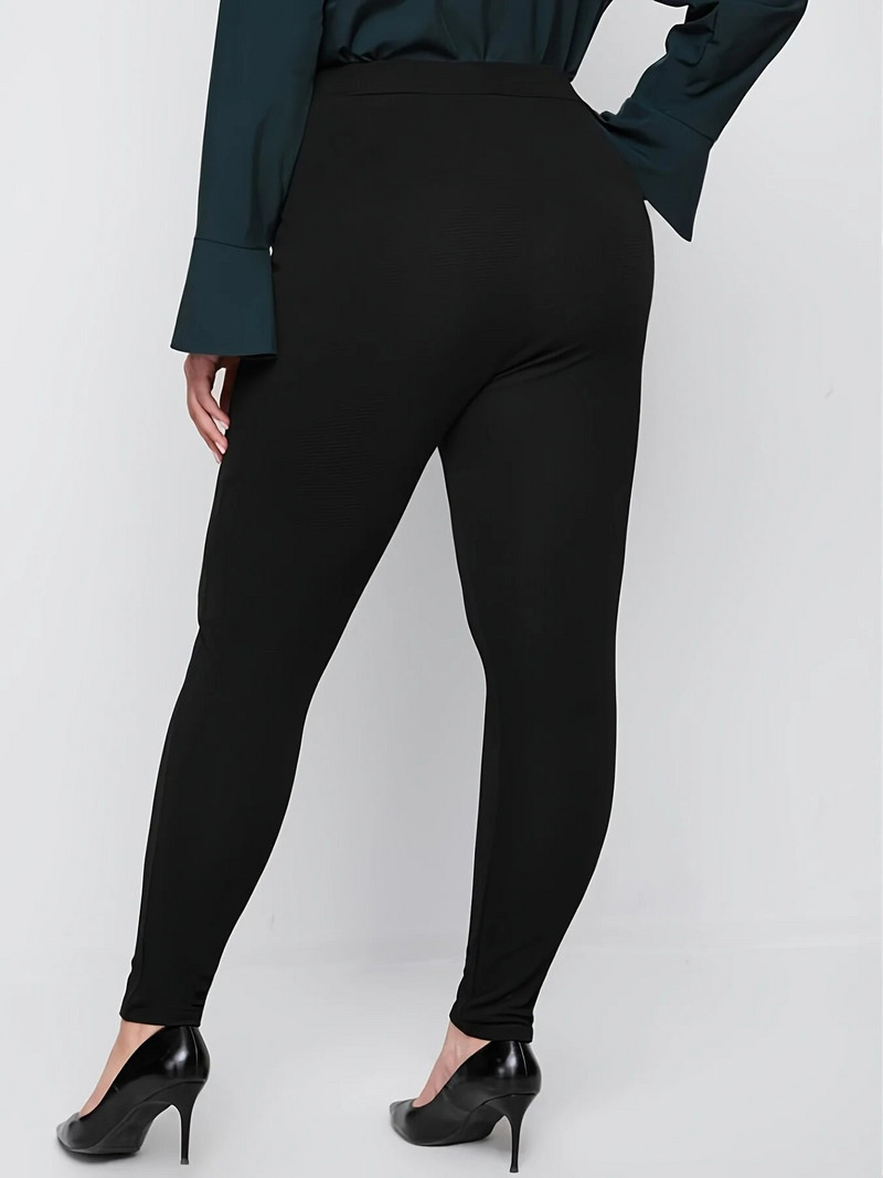 Suvised uued pluss-suuruses pendelränduri stiilis naiste moe võltsnööbidisain temperament, puusad, kitsad üheksa punktiga püksid