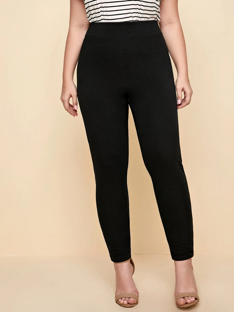 Vasaros naujos plius dydžio ekstremalaus juosmens klubinės moteriškos mados netikros sagos temperamentingos jogos kelnės devynių taškų kelnės