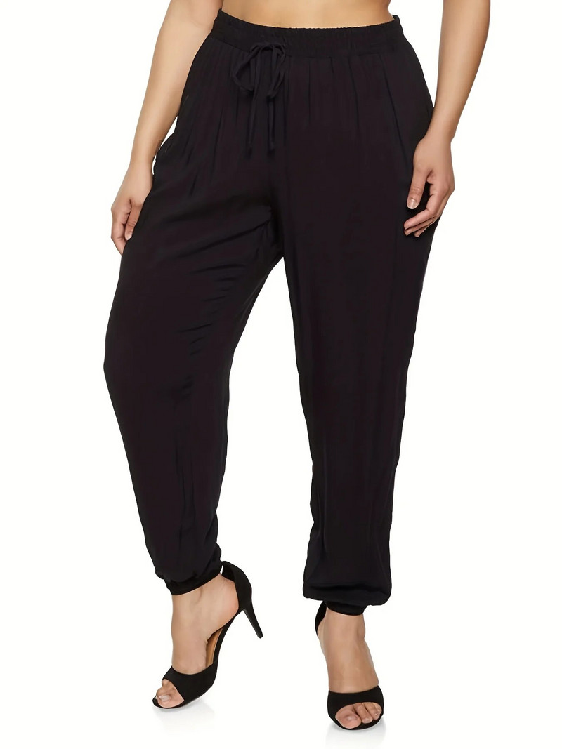 άνοιξη/καλοκαίρι 2023 νέες γυναικείες σε μέγεθος commuter σε στυλ με στυλ παντελόνι τσέπης με σχέδιο αθλητικό παντελόνι