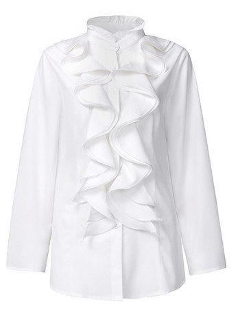 Стилни асиметрични горнища, дамски пролетни блузи ZANZEA 2023 Ежедневни блузи с копчета, дамски ризи с дълги ръкави с ревери, извънгабаритни