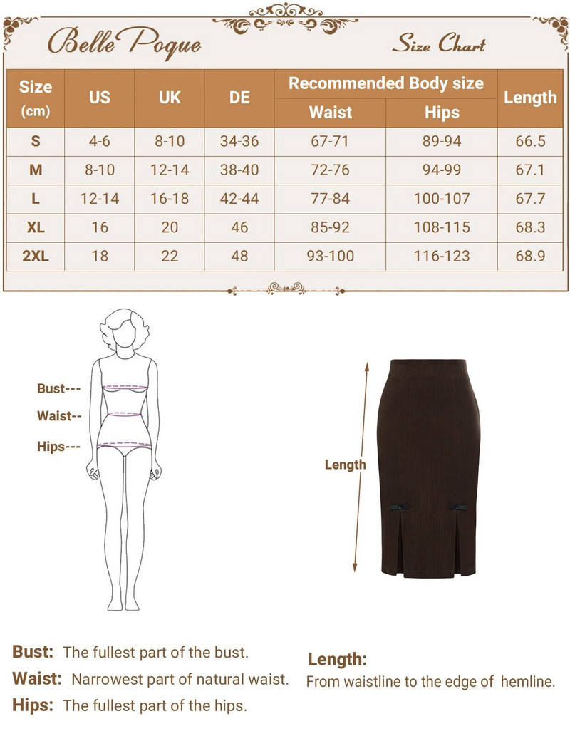 BP moteriškas sijonas senovinis velvetas aukštu juosmeniu žemiau kelių Bodycon sijonas tvirtas iš abiejų pusių suskirstytas lankas Dekoratyvinis sijonas su klubais