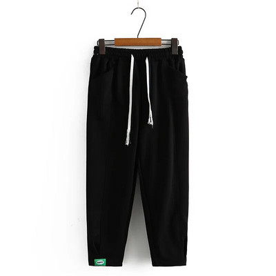 4XL suures suuruses haaremipüksid, naiste 2023. aasta kevadel sääreava, silt, nöör, kõrge vöökohaga püksid, suured kõverad riided