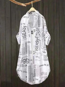 Prašmatni moteriška palaidinė Stilingi moteriški marškiniai Moteriški viršutiniai palaidinės ir palaidinės 2023 m. vasaros viršutiniai moteriški balti korėjietiško stiliaus marškiniai