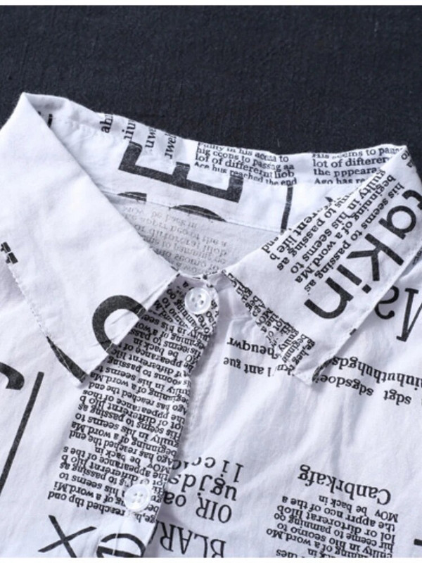 Prašmatni moteriška palaidinė Stilingi moteriški marškiniai Moteriški viršutiniai palaidinės ir palaidinės 2023 m. vasaros viršutiniai moteriški balti korėjietiško stiliaus marškiniai