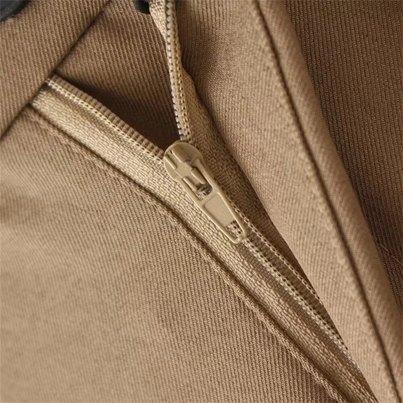 Didelio dydžio 2023 rudens naujos moteriškos europietiško ir amerikietiško stiliaus universalios mados laisvalaikio elastingos juosmens kostiumo kelnės