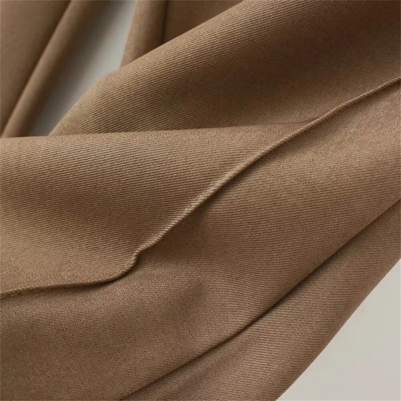 Didelio dydžio 2023 rudens naujos moteriškos europietiško ir amerikietiško stiliaus universalios mados laisvalaikio elastingos juosmens kostiumo kelnės