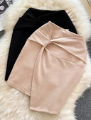 OL miniseelikud naistele kõrge vöökohaga sõlm Elegantne ümbrisega naiste seelik lühikeste pükstega Naiste šikk Seksikas seelik Dropship