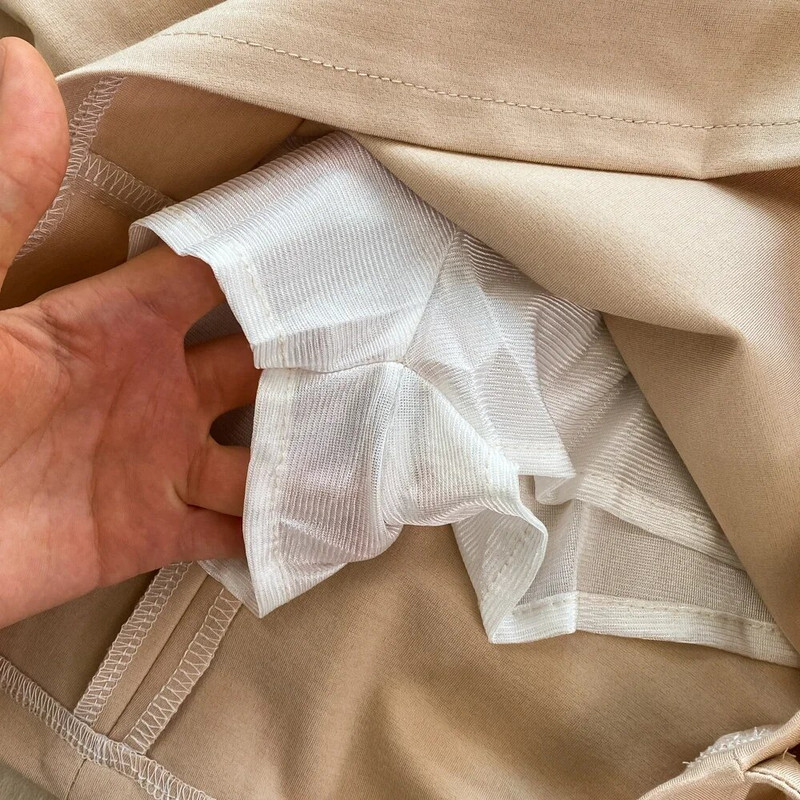 OL miniseelikud naistele kõrge vöökohaga sõlm Elegantne ümbrisega naiste seelik lühikeste pükstega Naiste šikk Seksikas seelik Dropship