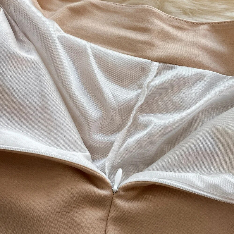 OL miniseelikud naistele kõrge vöökohaga sõlm Elegantne ümbrisega naiste seelik lühikeste pükstega Naiste šikk Seksikas seelik Dropship