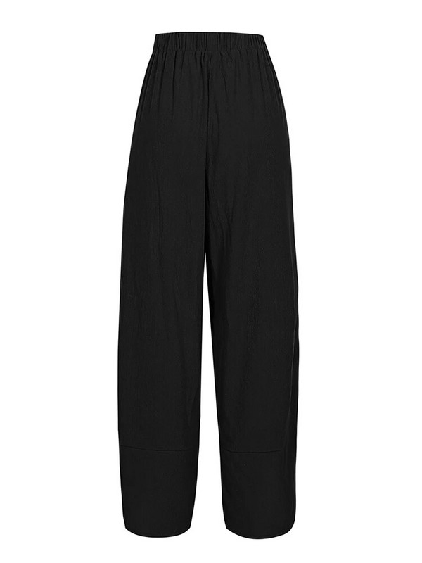 2023 m. naujos rudens žiemos moteriškos plius dydžio aksominės plačios kelnės moteriškos aukštu juosmeniu tiesios šiltos laisvos kelnės