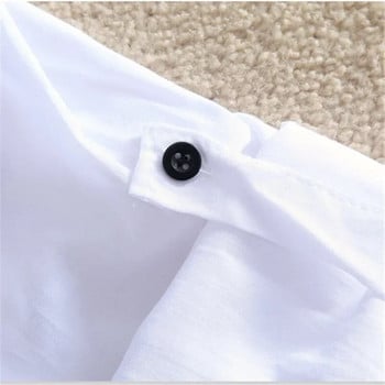 Γυναικεία πουκάμισα Λευκές μπλούζες κιμονό Καλοκαιρινό τοπ Γυναικείο γράμμα εμπριμέ πουκάμισα μανίκια με γυριστό γιακά casual print Cardigan