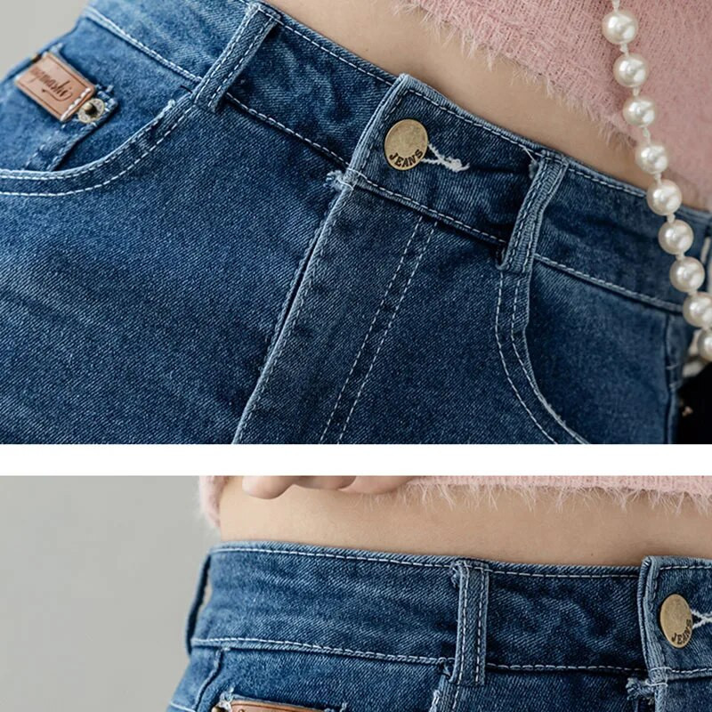 DFRCAEG 2023 vasarinis džinsinis sijonas moterims aukštu juosmeniu vidutinio ilgio Mermaid mėlyni džinsiniai sijonai Korėjos laisvalaikio plius dydžio Jupe Femme