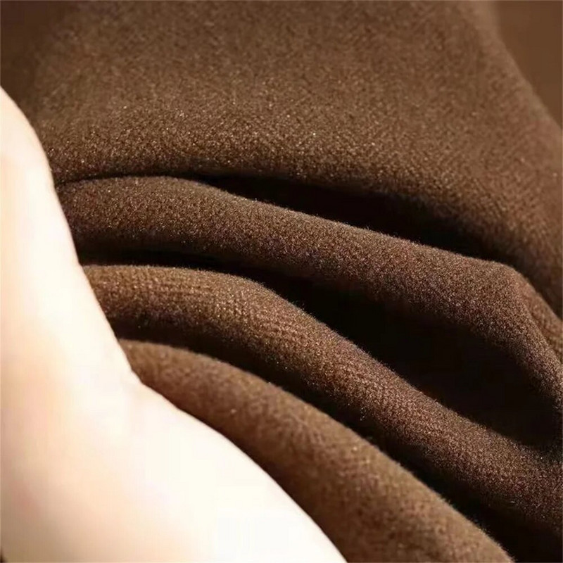 FairyShely 2023 sügistalvine kõrge vöökohaga plusssuuruses põlvseelik Naiste vabaaja taskuvillane soe seelik Naistele mõeldud ühe joonega seelik