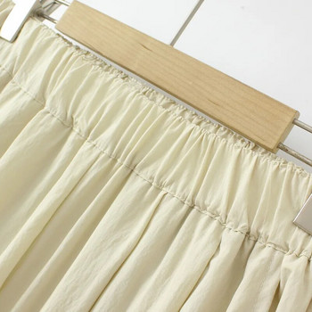 Големи размери Широки панталони Дамско облекло Тънко бързосъхнещо ледено хладно долнище Извити свободни панталони с пълна дължина Лято 2023 г.