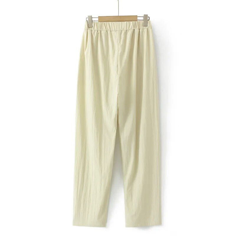 Didelio dydžio plačios kelnės Moteriški drabužiai Ploni greitai džiūstantys ledai vėsūs dugnai, laisvos viso ilgio kelnės 2023 m. vasara