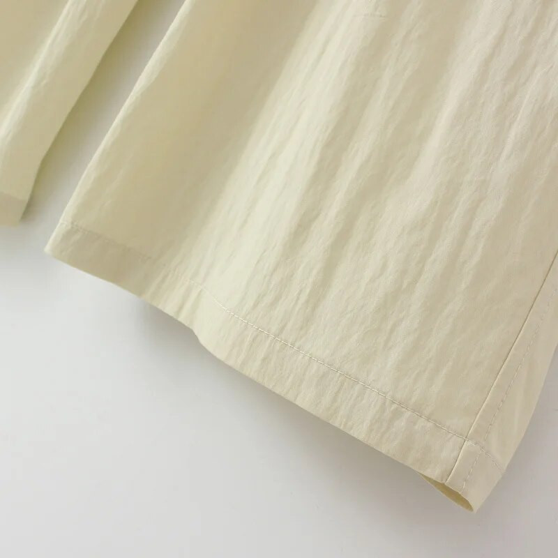 Didelio dydžio plačios kelnės Moteriški drabužiai Ploni greitai džiūstantys ledai vėsūs dugnai, laisvos viso ilgio kelnės 2023 m. vasara