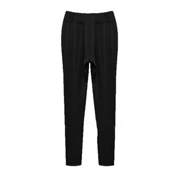 2023 Есен Европейски стил Плюс размер 6XL Ежедневни дамски харем Свободни разтегливи панталони с дължина на глезените, отпуснати елегантни дамски панталони KT111
