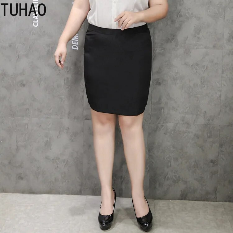 TUHAO Fuste Creion Fuste Femei Birou Femei Subțire Haine Plus Size 8XL 7XL 6XL Fuste Creion Sexy Stretch cu Talie Înaltă Femme WM2